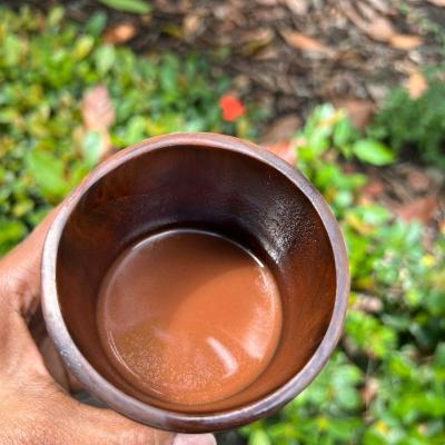 Que rico cacao con agua
