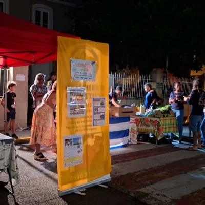 Marché nocturne au Carbet