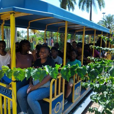 Visita en tren del Jardín